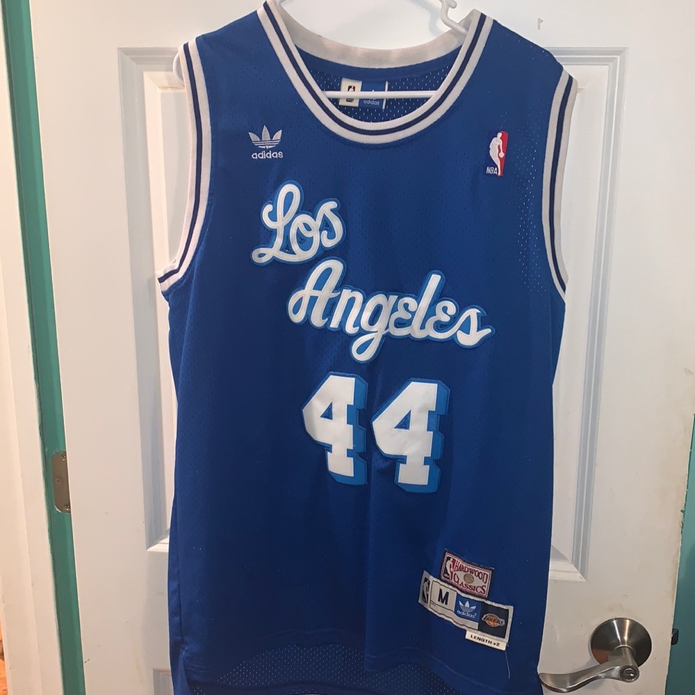 Jerry West Throwback Lakers Jersey Size M